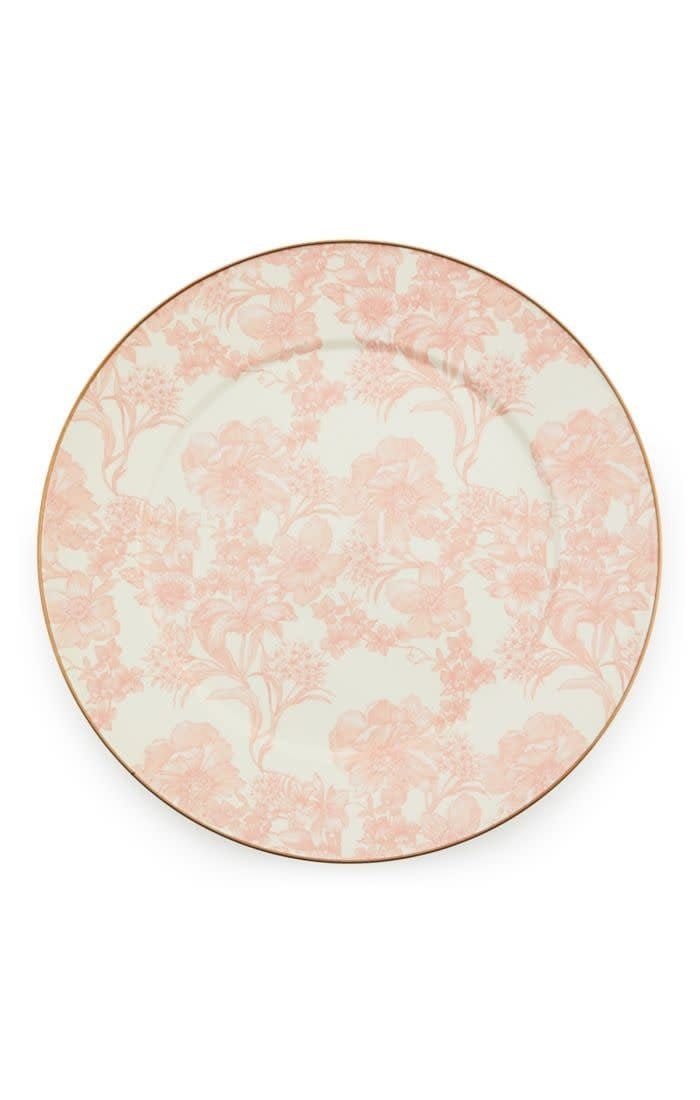 MacKenzie-Childs Serving Platters English Garden Enamel Serving Platter - Rosy