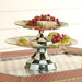 MacKenzie-Childs Serving Platters MacKenzie-Childs Flower Market Pedestal Platter - White