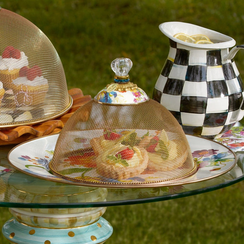 MacKenzie-Childs Serving Platters MacKenzie-Childs Flower Market Serving Platter - White