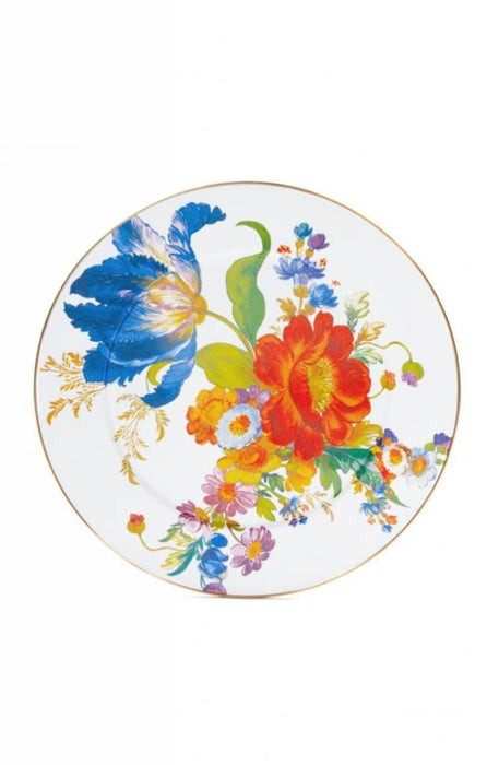 MacKenzie-Childs Serving Platters Mackenzie-Childs Flower Market Serving Platter - White