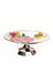 MacKenzie-Childs Serving Platters MacKenzie-Childs Flower Market Small Pedestal Platter - White