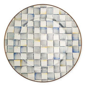 MacKenzie-Childs Serving Platters Sterling Check Enamel Serving Platter