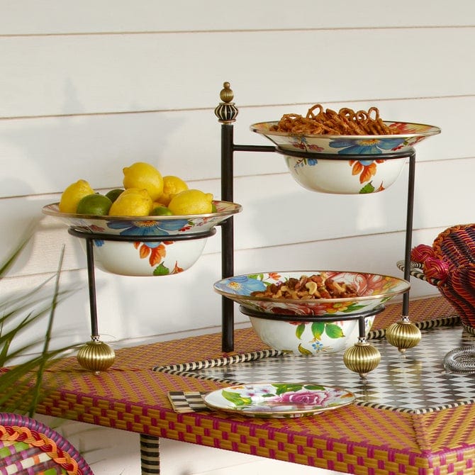 MacKenzie-Childs Serving Stands MacKenzie-Childs Serving Stand - Large
