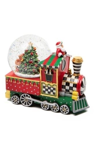 MacKenzie-Childs Snow Globes Toyland Train Snow Globe