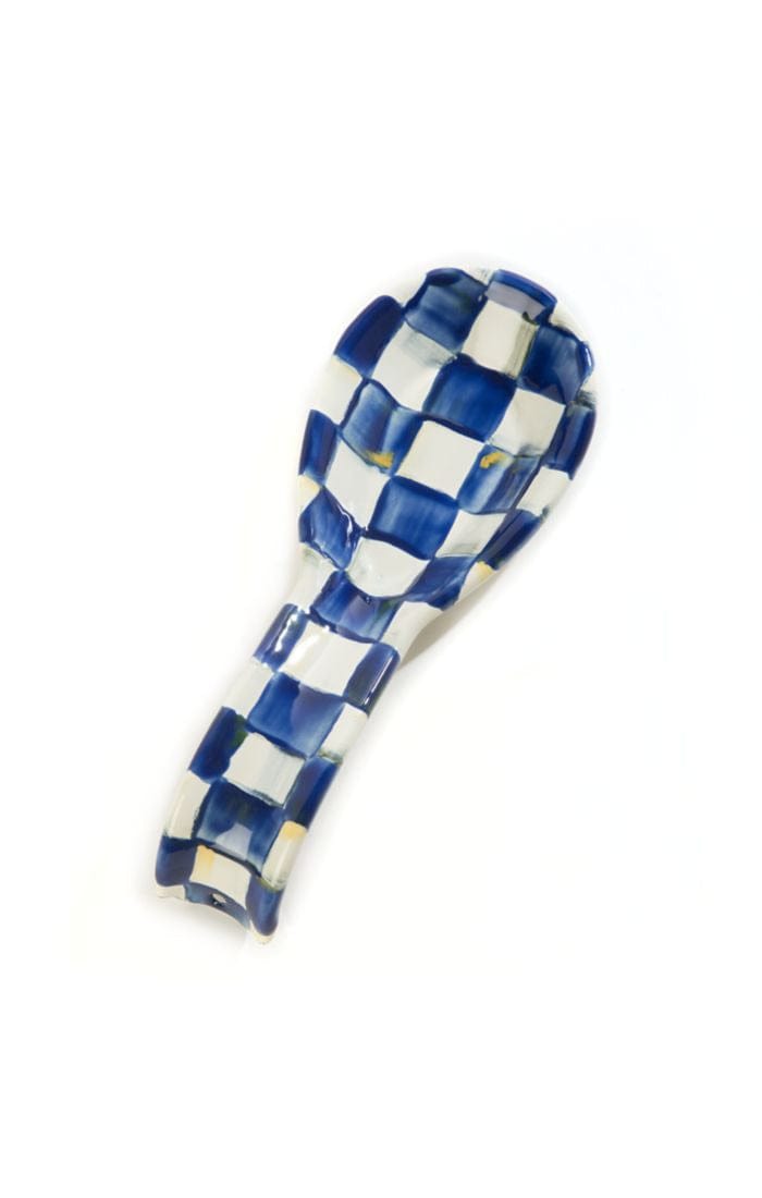 MacKenzie-Childs Spoon Rests Royal Check Spoon Rest