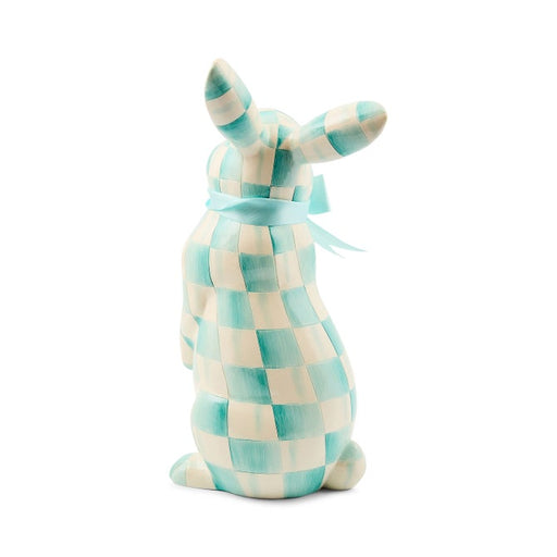 MacKenzie-Childs Spring Aqua Check Peter Bunny