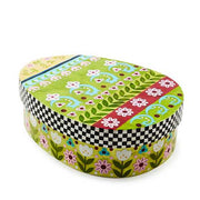 MacKenzie-Childs Spring Calico Large Lidded Egg Box