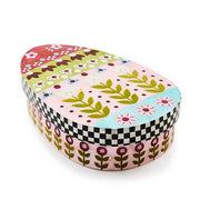 MacKenzie-Childs Spring Calico Small Lidded Egg Box