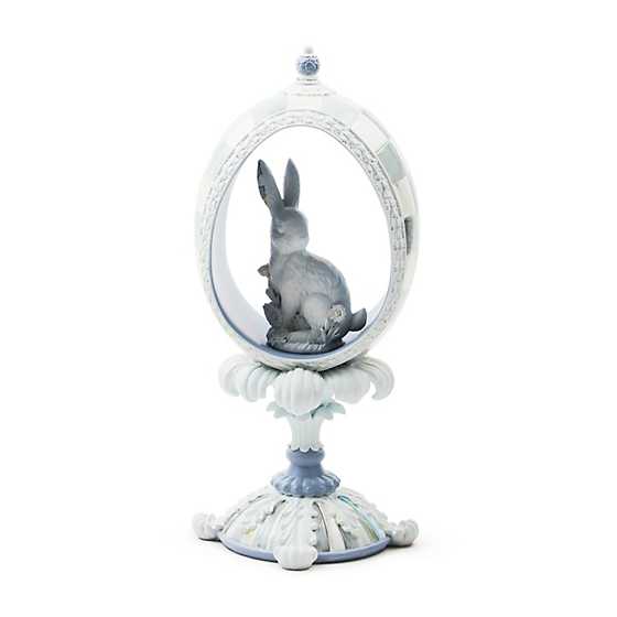 MacKenzie-Childs Spring Cameo Panoramic Bunny Egg