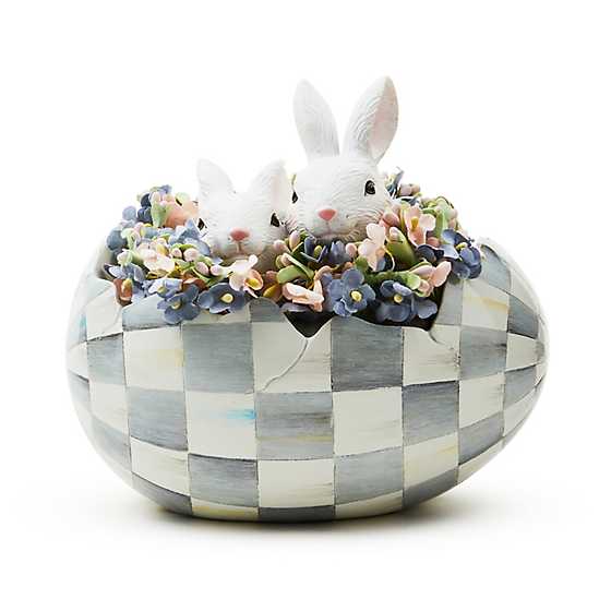 MacKenzie-Childs Spring Cameo Peekaboo Egg
