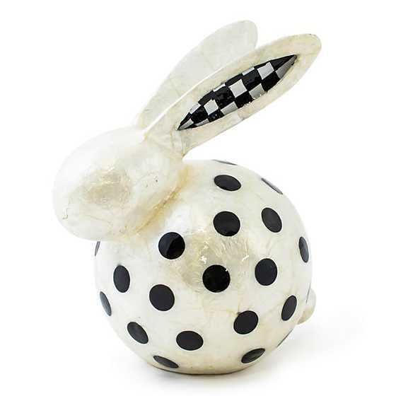 MacKenzie-Childs Spring Courtly Capiz Dotty Rabbit - FINAL SALE