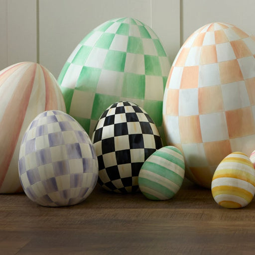 MacKenzie-Childs Spring Courtly Check Small Egg