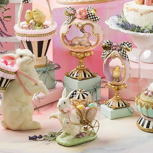 MacKenzie-Childs Spring Macaron Bunny Carriage