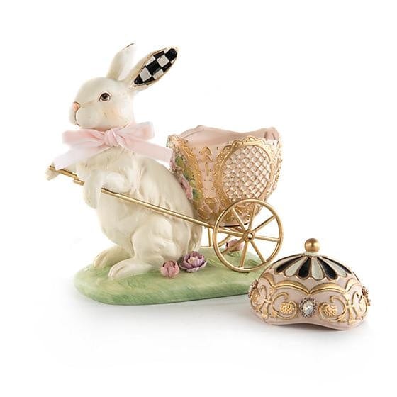 MacKenzie-Childs Spring Macaron Bunny Carriage