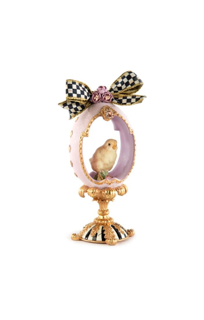 MacKenzie-Childs Spring Macaron Egg with Chick - Small