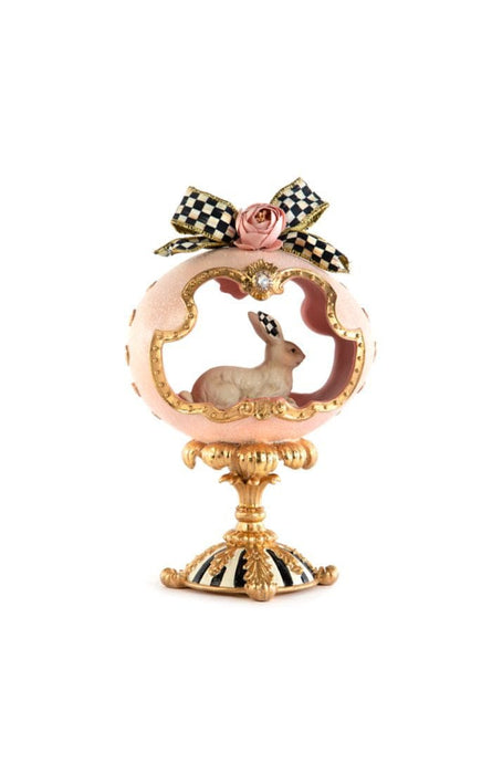 MacKenzie-Childs Spring Macaron Egg with Rabbit - Large