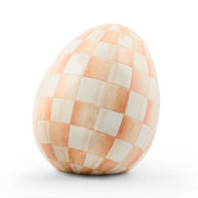 MacKenzie-Childs Spring Rosy Check Small Egg