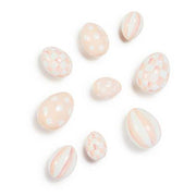 MacKenzie-Childs Spring Rosy Eggs, Set of 9
