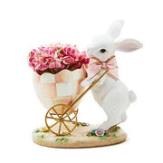MacKenzie-Childs spring Rosy Meadow Bunny Egg Cart