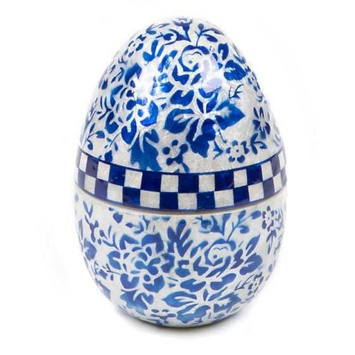 MacKenzie-Childs Spring Royal Capiz Standing Egg