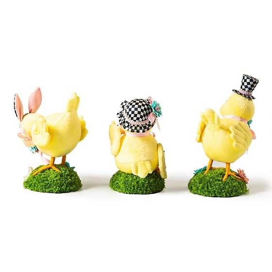 MacKenzie-Childs Spring Spring Fling Chicks, Set of 3