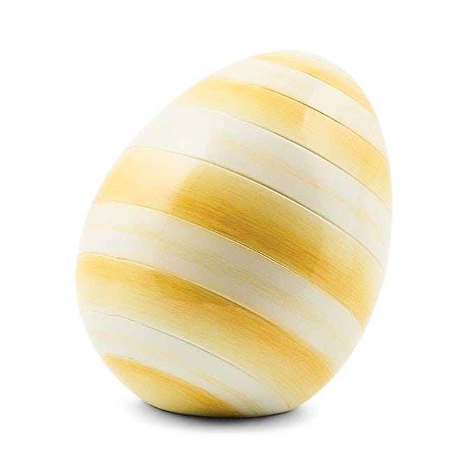 MacKenzie-Childs spring Sunshine Stripe Mini Egg