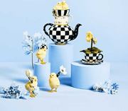 MacKenzie-Childs Spring Teacup pansy