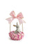 MacKenzie-Childs Spring Touch of Pink Bunny Basket