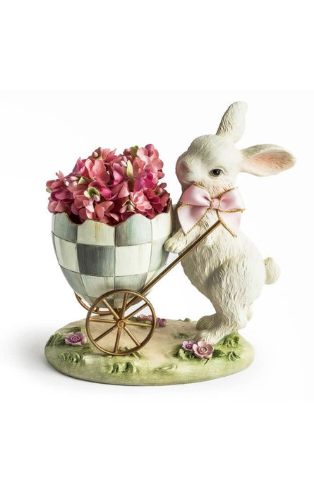MacKenzie-Childs Spring Touch of Pink Bunny Egg Cart