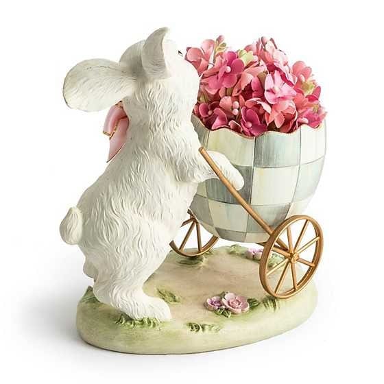 MacKenzie-Childs Spring Touch of Pink Bunny Egg Cart