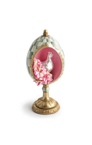 MacKenzie-Childs Spring Touch of Pink Chick Treasure Egg - FINAL SALE