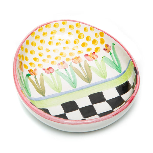 MacKenzie-Childs Spring Tulip Garden Egg Dish - FINAL SALE