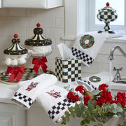 MacKenzie-Childs Squashed Pots Courtly Check Curioisty Pot