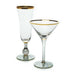 MacKenzie-Childs Sterling Check Champagne Flute
