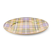 MacKenzie-Childs Tartan Violet Serving Platter