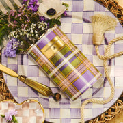 MacKenzie-Childs Tartan Violet Utensil Holder
