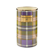 MacKenzie-Childs Tartan Violet Utensil Holder