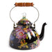 MacKenzie-Childs Tea Kettles 3 Qt. Flower Market Tea Kettle - Black