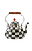 MacKenzie-Childs Tea Kettles Courtly Check Enamel Tea Kettle - 3 Quart