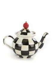 MacKenzie-Childs Tea Kettles Courtly Check Tea for Me Pot