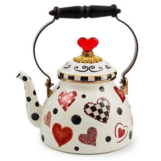 MacKenzie-Childs Tea Kettles Love 2 Quart Tea Kettle