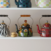 MacKenzie-Childs Tea Kettles Mackenzie-Childs Collective Series 2025 - Poppy 2 Quart Tea Kettle