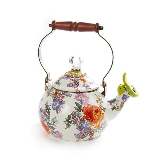 MacKenzie-Childs Tea Kettles MacKenzie-Childs Flower Market Whistling Tea kettle