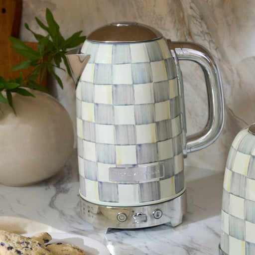 MacKenzie-Childs Tea Kettles Mackenzie-Childs Sterling Check Electric Kettle