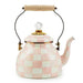 MacKenzie-Childs Tea Kettles Rosy Check 2 Quart Tea Kettle