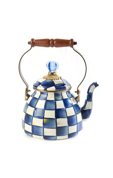 MacKenzie-Childs Tea Kettles Royal Check Tea Kettle - 2 Quart