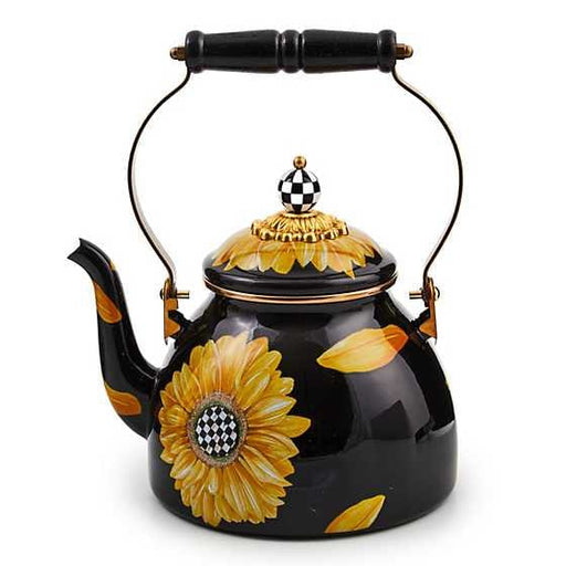 MacKenzie-Childs Tea Kettles Sunflower 2 Quart Tea Kettle