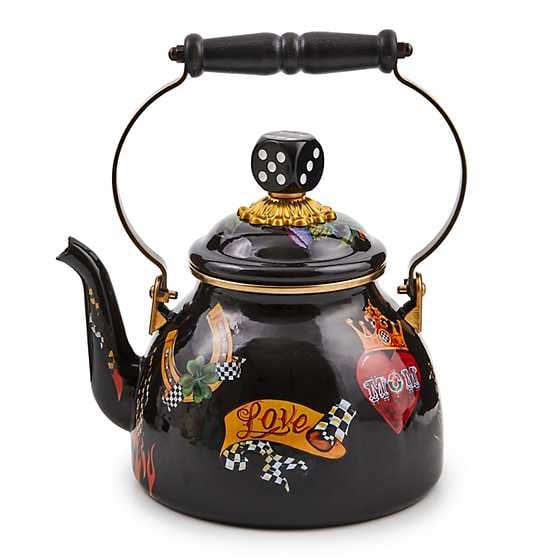 MacKenzie-Childs Tea Kettles Tatto 2 Quart Tea Kettle