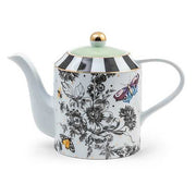 MacKenzie-Childs Teapots Butterfly Toile Teapot