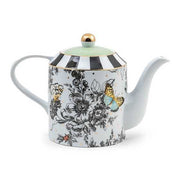 MacKenzie-Childs Teapots Butterfly Toile Teapot